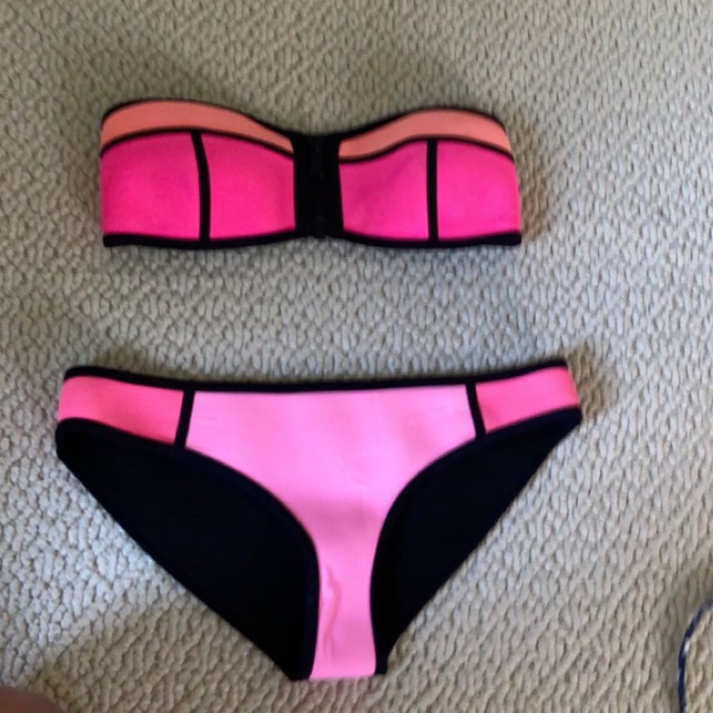 neoprene triangl bikini